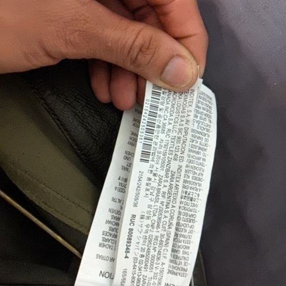 REAL LEATHER ZARA pants - Picture 5 of 15